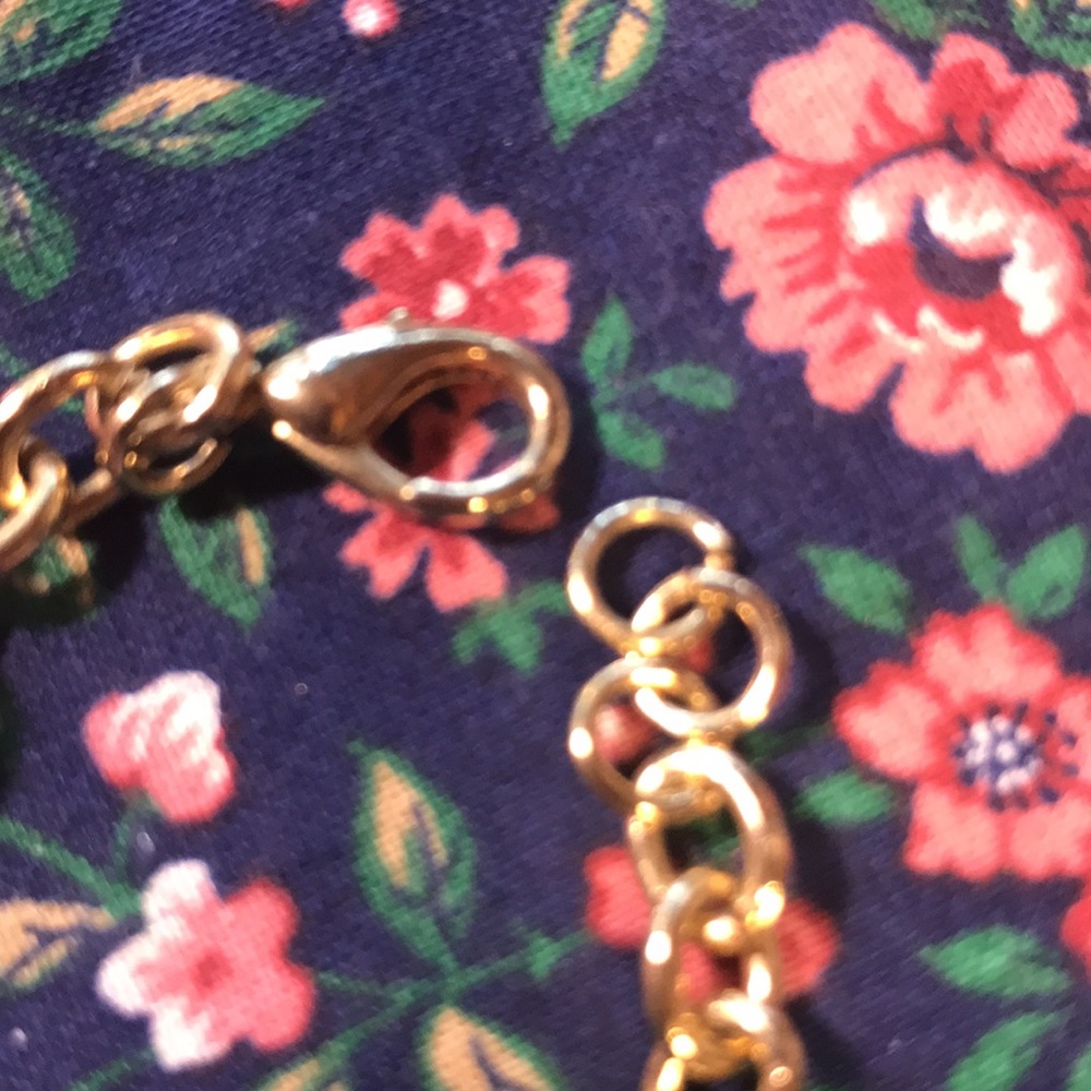 "Di" charm from Diamonds International. 7 3/4 inched bracelet. Vintage. - Picture 5 of 7